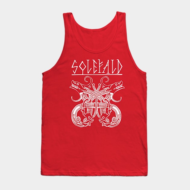 Solefald Red Tank Top by Oksat